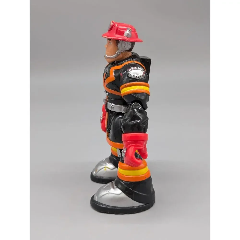 Fisher Price Rescue Heroes 1998 Cliff Hanger & 2000 Sam Sparks & Accessory